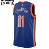 Dres New York Knicks Jalen Brunson Nike 2023-24 City Edition Plava Swingman - Dječji